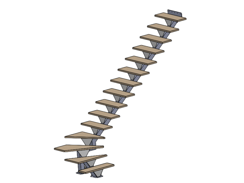 Escalier inox
