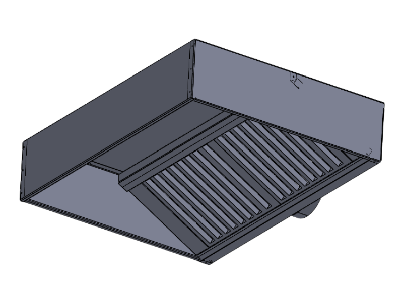 Hotte inox