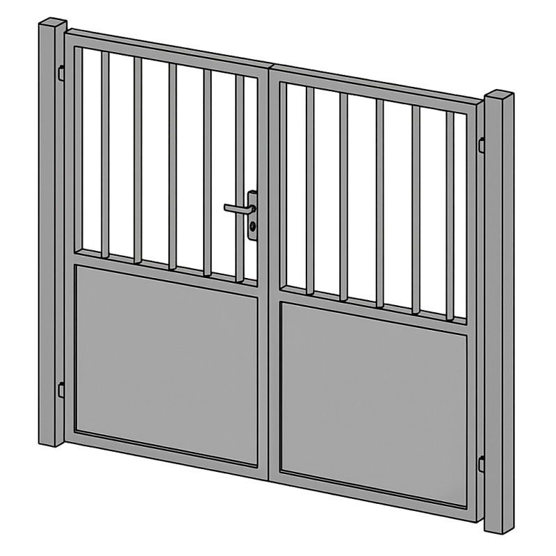 Porte et portail inox
